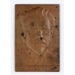 [PLAKIETA - miniature]. Owned by St. Reymont.