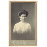 Waclawa of Rejment Waldauowa - sister of the writer - portrait photograph - shot in card de visite format -...