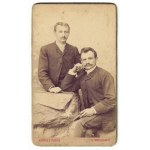 Henryk Sikorski with a friend - cousin of the writer, son of the writer