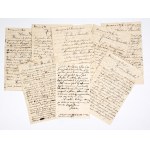[WALDAU Felix]. Seven letters from Felix Waldau to his wife Wacława, the writer