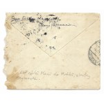 [WALDAUOWA Wacława]. Four blank letter envelopes addressed to Wacława Waldauowa in Warsaw's Praga district from l....