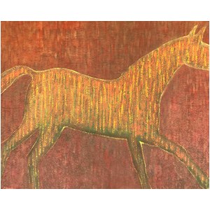 Jolanta Johnsson, Yellow horse, 2013r.