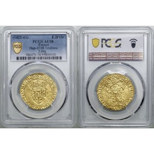 Francja, ecu d’or a la couronne, bez daty (1422-1461), Tuluza