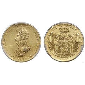 Germany, 2 1/2 thalers in gold, 1829 CvC, Brunswick