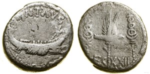 Roman Republic, denarius, (32-31 BC), mobile mint