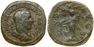Roman Empire, sesterc, (244-249), Rome