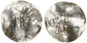 Netherlands, denarius, (1024-1039), Tiel