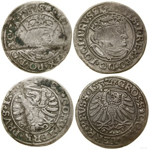Poland, set of 2 x pennies, 1530, 1532, Torun