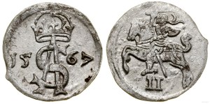 Poland, dwudenar, 1567, Vilnius
