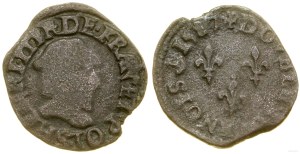 Poland, double tournois (double penny), 1587 S, Troyes