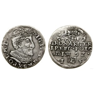 Poland, trojak, 1592, Olkusz