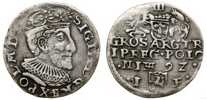 Poland, trojak, 1592, Olkusz