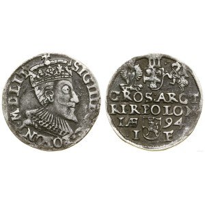 Polska, trojak, 1594, Olkusz