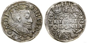 Poland, trojak, 1593, Poznań
