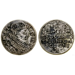 Polska, trojak, 1624, Kraków