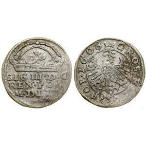 Poland, grosz, 1608, Kraków