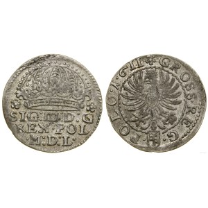 Poland, grosz, 1611, Kraków