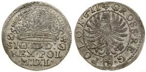 Poland, grosz, 1611, Kraków