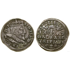 Poland, trojak, 1592, Vilnius