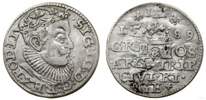 Poland, trojak, 1589, Riga