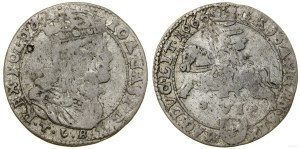Poland, sixpence, 1666, Vilnius