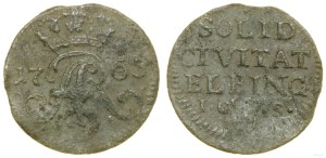 Poland, sheląg, 1763 I-C- - -S-, Elbląg