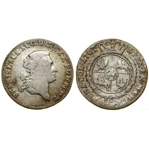 Polska, złotówka (4 grosze), 1767 FS, Warszawa