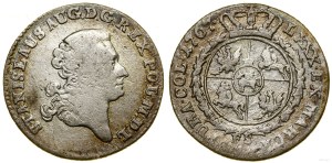 Poland, zloty (4 groszy), 1767 FS, Warsaw