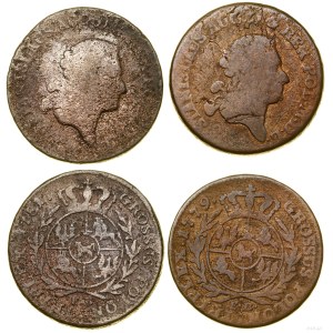 Polska, lot 2 x trojak, 1779 EB, 1781 EB, Warszawa