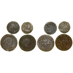 Polska, lot 4 monet, Grünthal i Gubin (?)