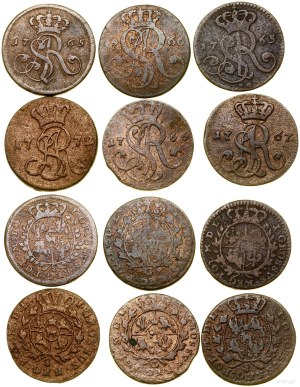 Poland, set of 6 x 1 penny