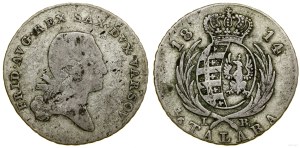 Poland, zloty (1/6 thaler), 1814 IB, Warsaw