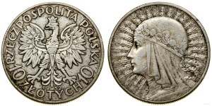 Poland, 10 gold, 1932, England