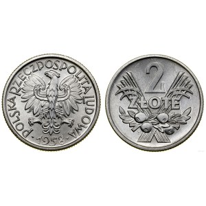 Polska, 2 złote, 1958, Warszawa