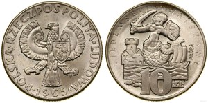 Poland, 10 zloty, 1965, Warsaw