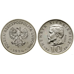 Polska, 10 złotych, 1974, Warszawa