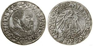 Ducal Prussia (1525-1657), penny, 1542, Königsberg