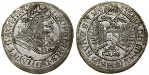 Silesia, 6 krajcars, 1672 SHS, Wrocław
