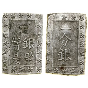 Japonia, 1 Bu srebrny (Ichibu Gin), bez daty (1859-1868)