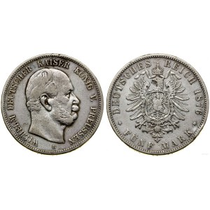 Niemcy, 5 marek, 1876 B, Hanower