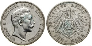 Germany, 5 marks, 1902 A, Berlin