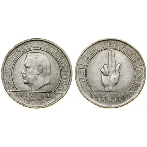 Germany, 3 marks, 1929 A, Berlin