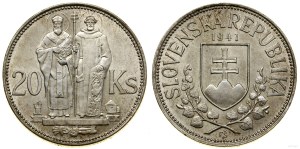 Slovakia, 20 crowns, 1941, Kremnica