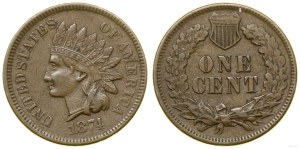 United States of America (USA), 1 cent, 1874, Philadelphia