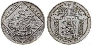 Czechoslovakia, medal minted on the occasion of the 10th anniversary of the establishment of Czechoslovakia, 1928