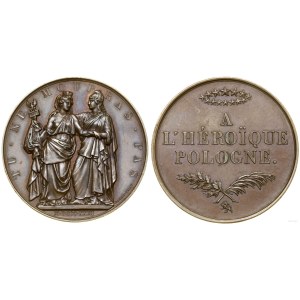 France, medal - To heroic Poland, 1831