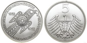 Germany, medal - replica 5 marks, 1952