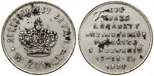Poland, token to commemorate the congress of doctors and natural scientists in Poznan, 1933