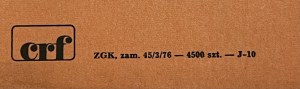proj. Jerzy FLISAK (1930-2008), Lotta in Weimar, 1976