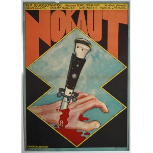 proj. Andrzej KRAJEWSKI (1933-2018), Nokaut, 1973